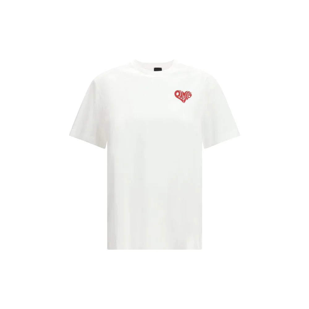 PINKO White Cotton T-Shirt - Zeiniez