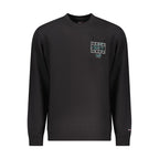 Tommy Hilfiger Black Cotton Men Sweatshirt