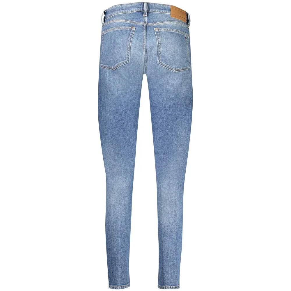 Tommy Hilfiger Blue Cotton Women's Slim Jeans - Zeiniez