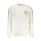 Tommy Hilfiger White Cotton Men's Sweatshirt - Zeiniez