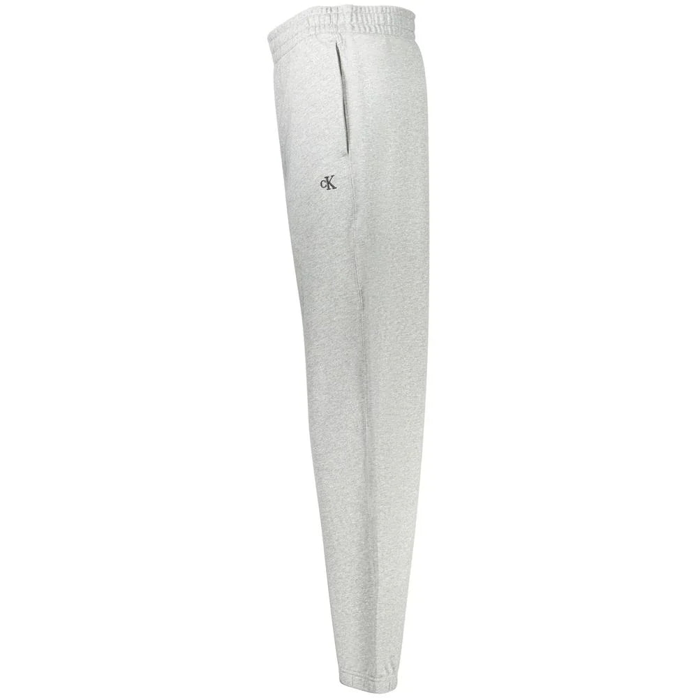 Calvin Klein Grigio Cotton Men Sport Trouser - Zeiniez