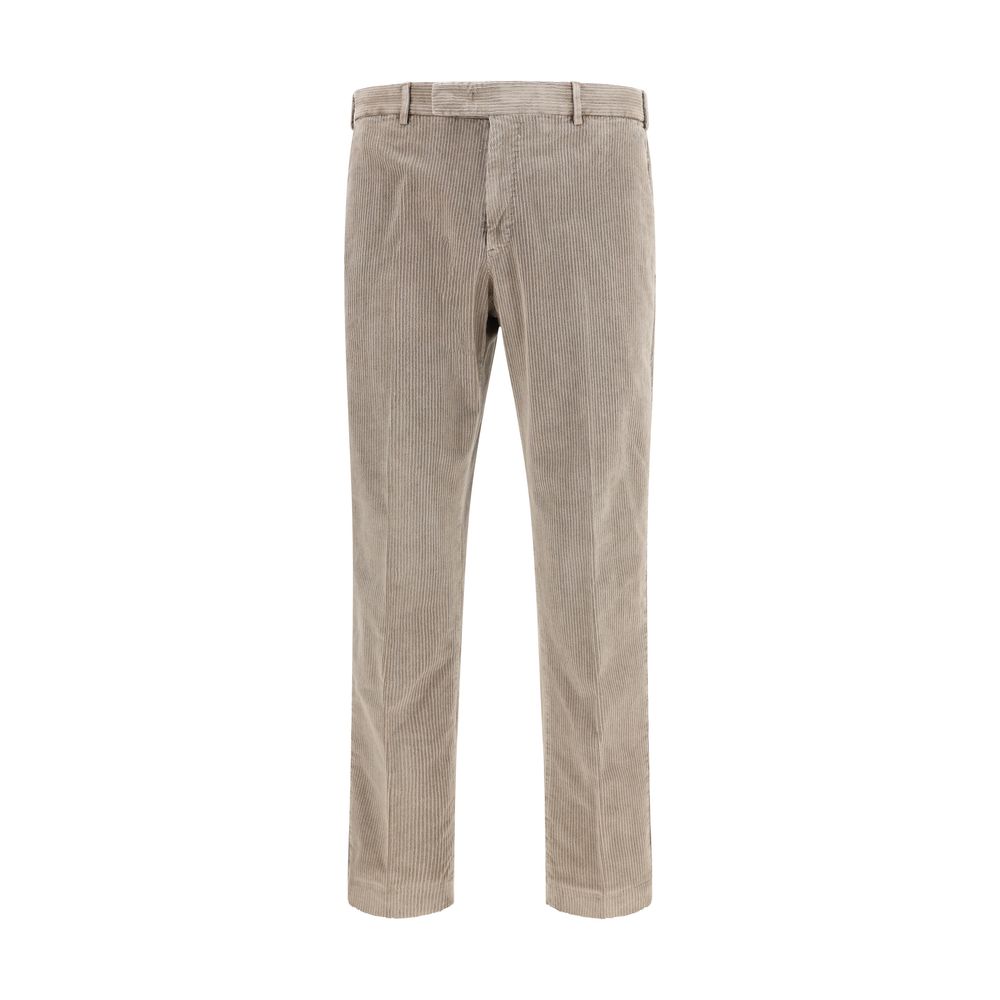 PT Torino Beige Cotton Pants