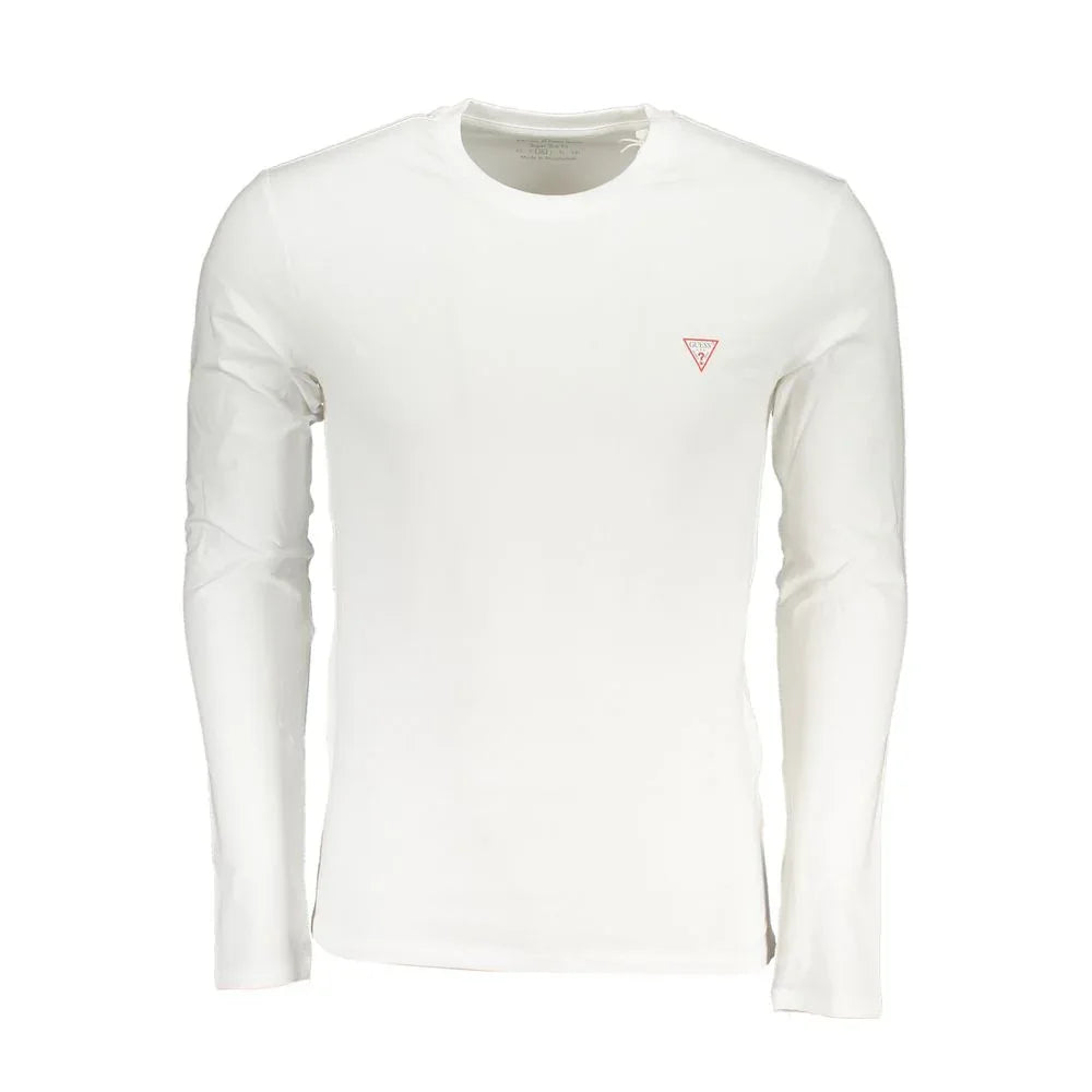 Guess Jeans White Cotton Men's T-Shirt - Zeiniez