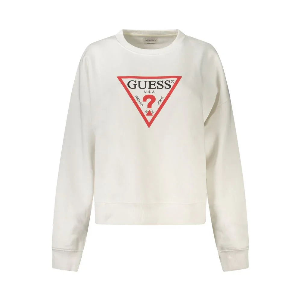 Guess Jeans Bianco Cotton Women Sweatshirt - Zeiniez