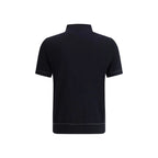 Brioni Black Cotton Polo Shirt - Zeiniez