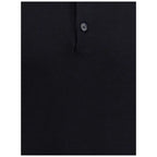Brioni Black Cotton Polo Shirt - Zeiniez