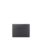 Ferragamo Black Calf Leather Bos Taurus Wallet