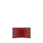 Ferragamo Black Calf Leather Bos Taurus Wallet