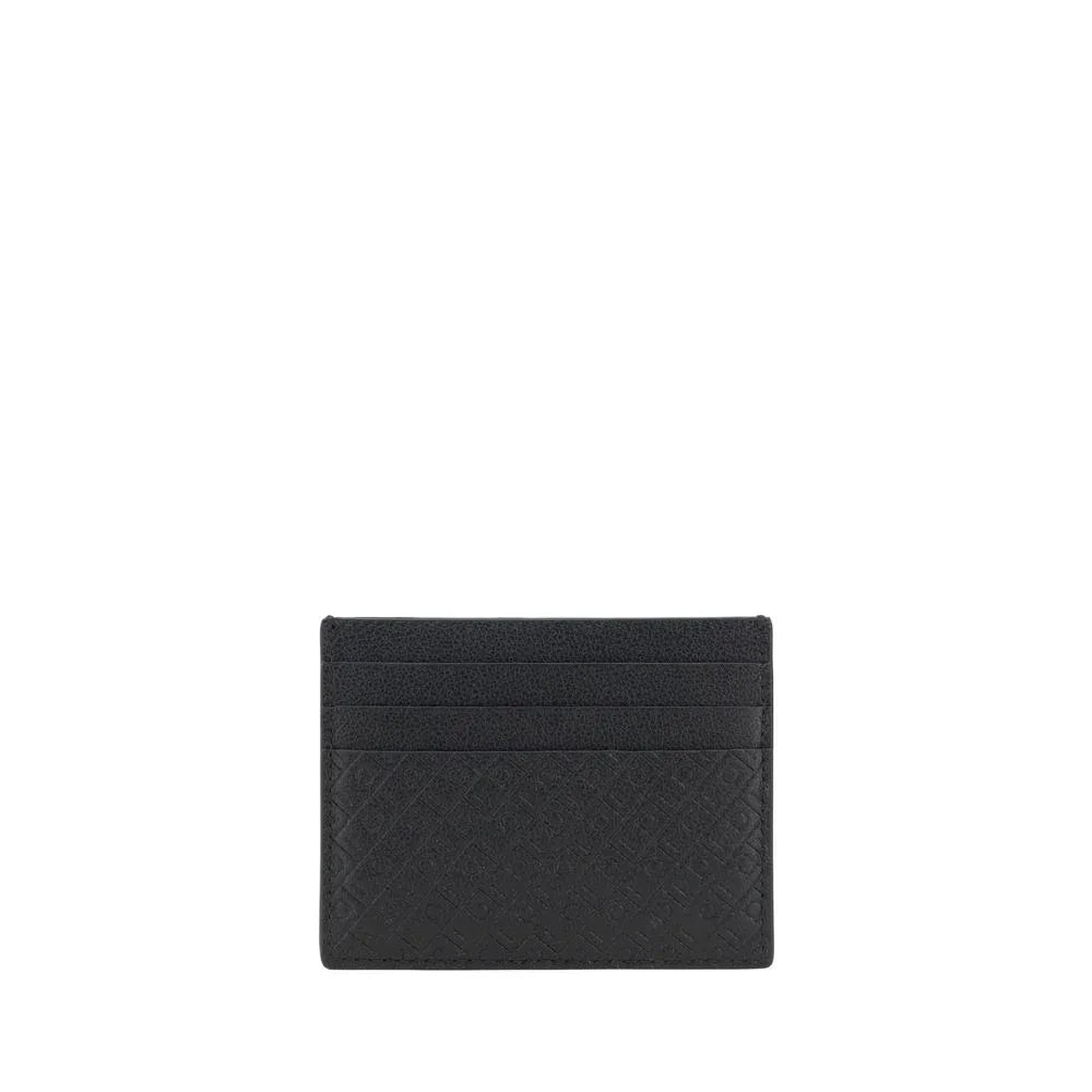Ferragamo Black Calf Leather Bos Taurus Wallet - Zeiniez