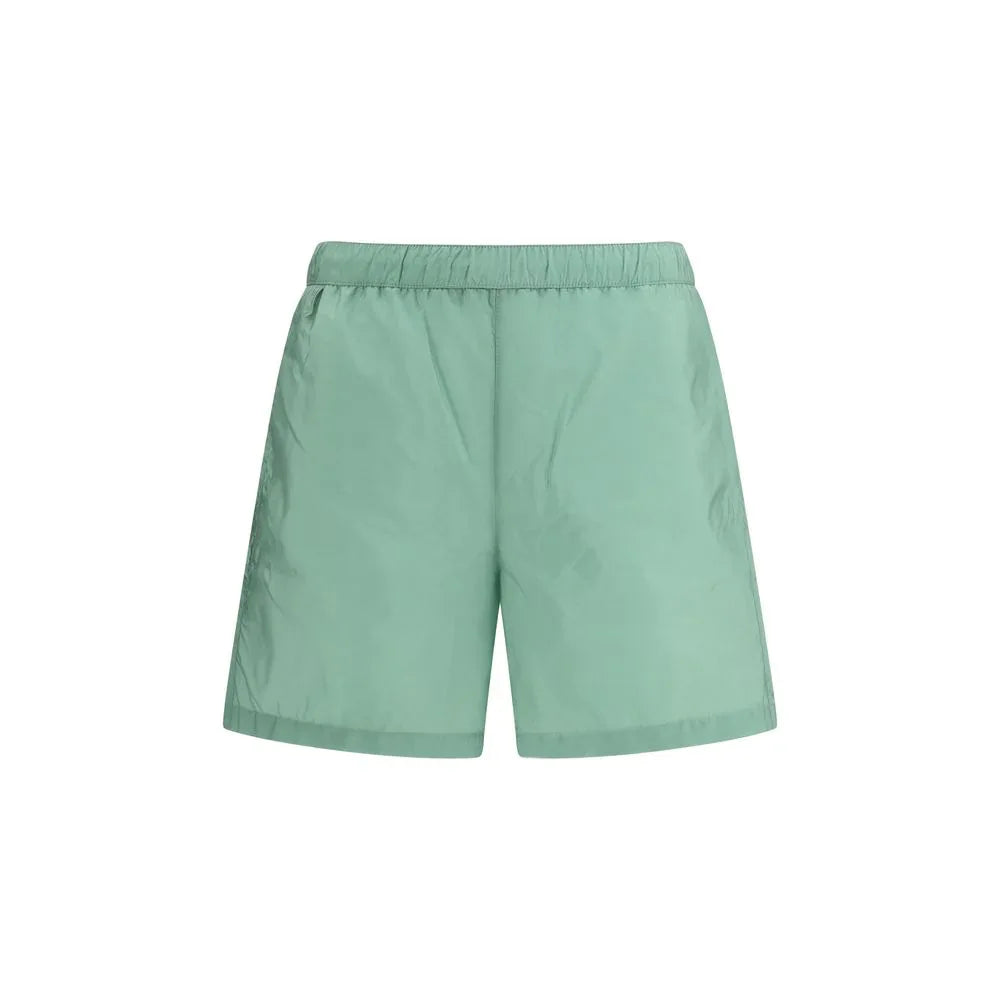 Prada Bicolor Recycled Polyamide Shorts - Zeiniez