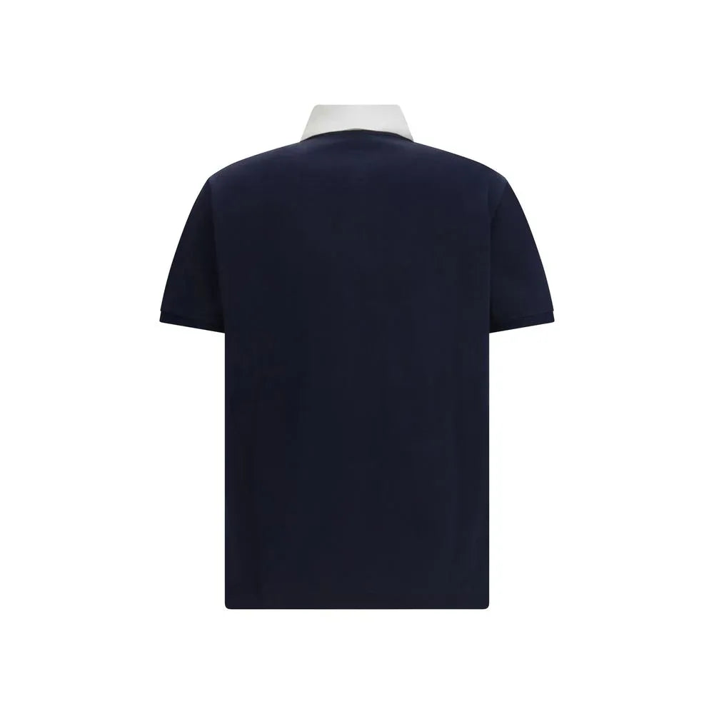 Gucci Blue Cotton Polo Shirt - Zeiniez