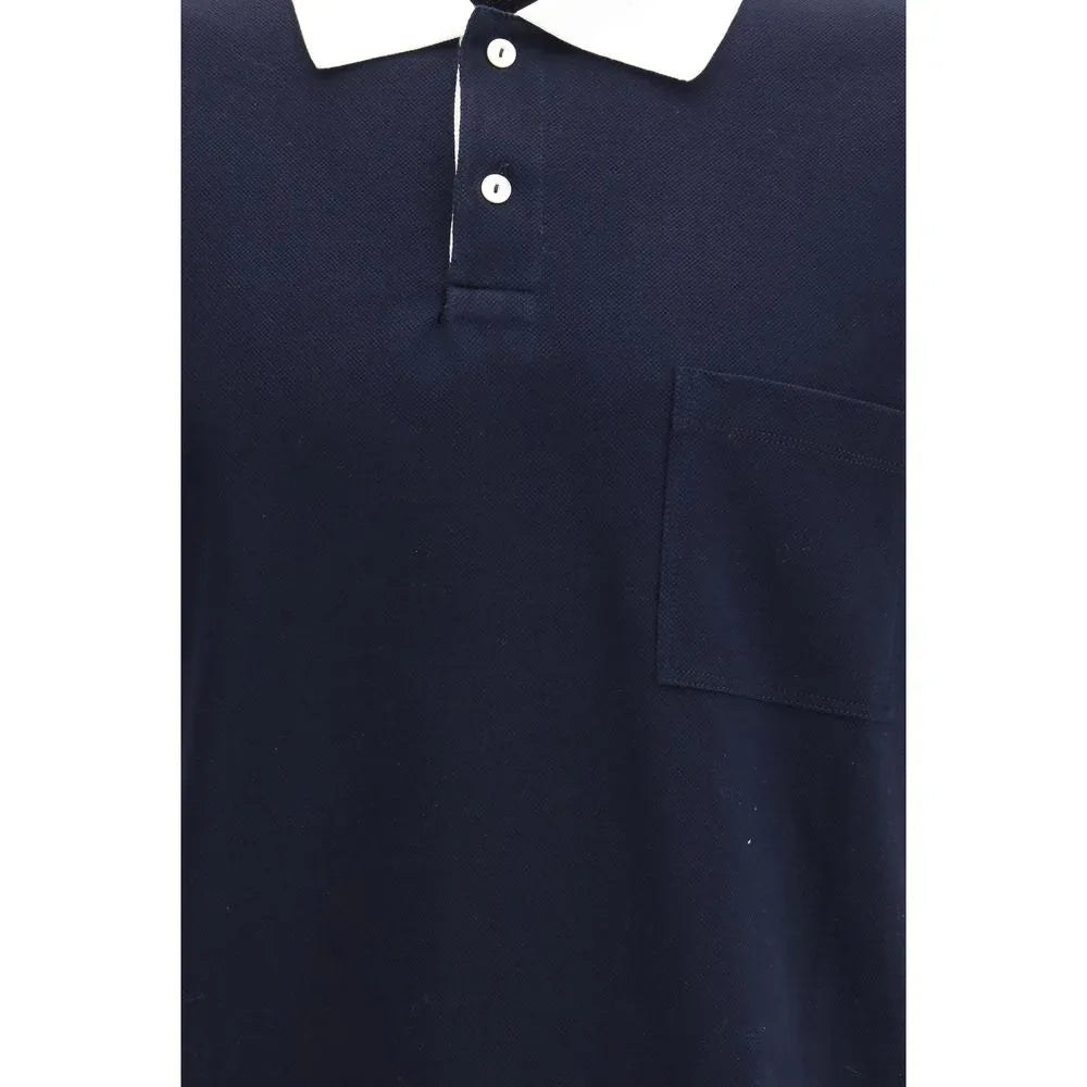 Gucci Blue Cotton Polo Shirt - Zeiniez