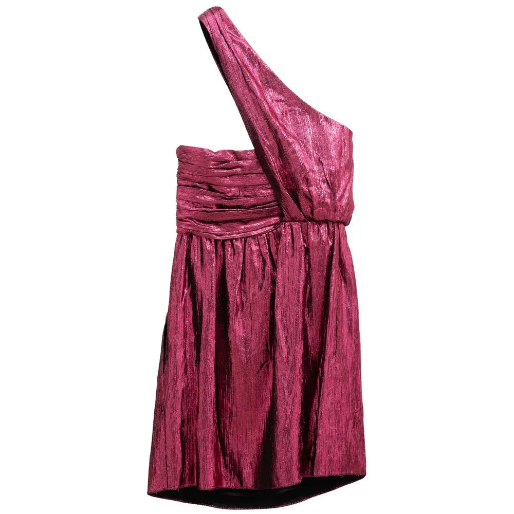 Saint Laurent Fuchsia Viscose Short Dress - Zeiniez