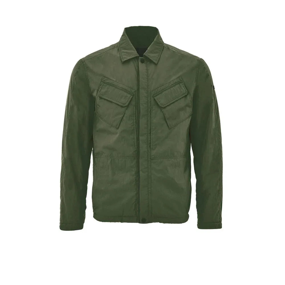 Paul & Shark Green Polyester Coat - Zeiniez