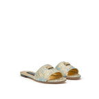 Dolce & Gabbana Blue Polyester Slippers - Zeiniez