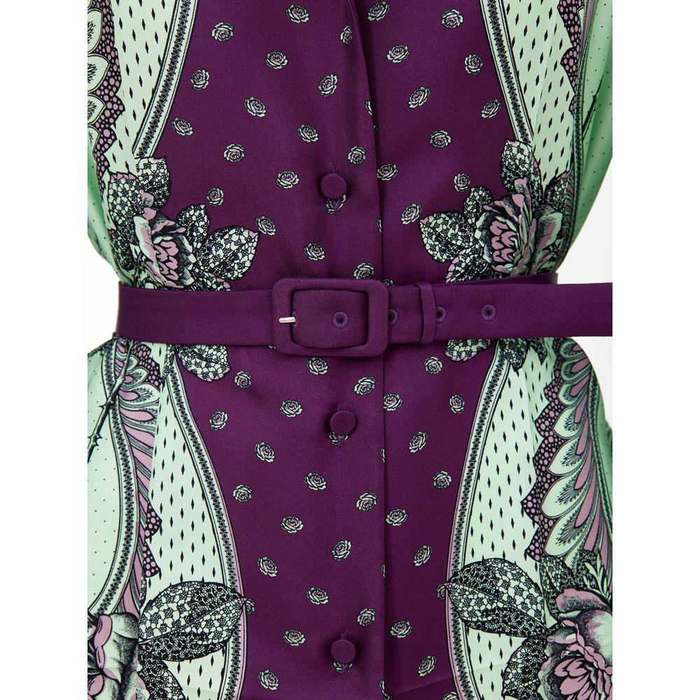 Gucci Green Silk Pattern Shirt - Zeiniez