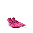 Bottega Veneta Fuchsia Leather Slippers - Zeiniez