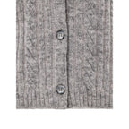 Gran Sasso Gray Wool Cardigan - Zeiniez