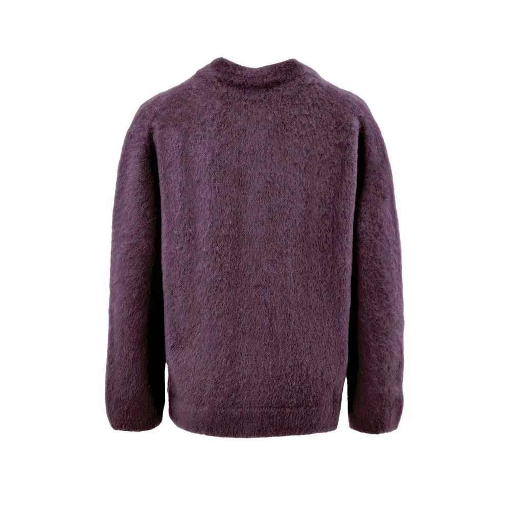 Gran Sasso Bordeaux Wool Cardigan - Zeiniez