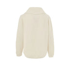 Gran Sasso White Wool Polo Shirt - Zeiniez