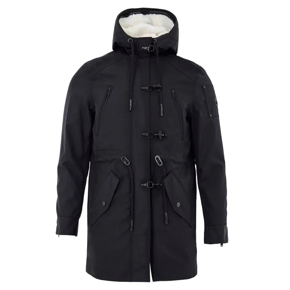 Moose Knuckles Blue Nylon Parka - Zeiniez