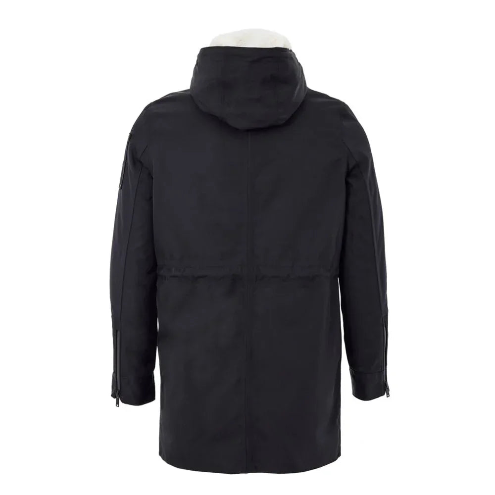 Moose Knuckles Blue Nylon Parka - Zeiniez