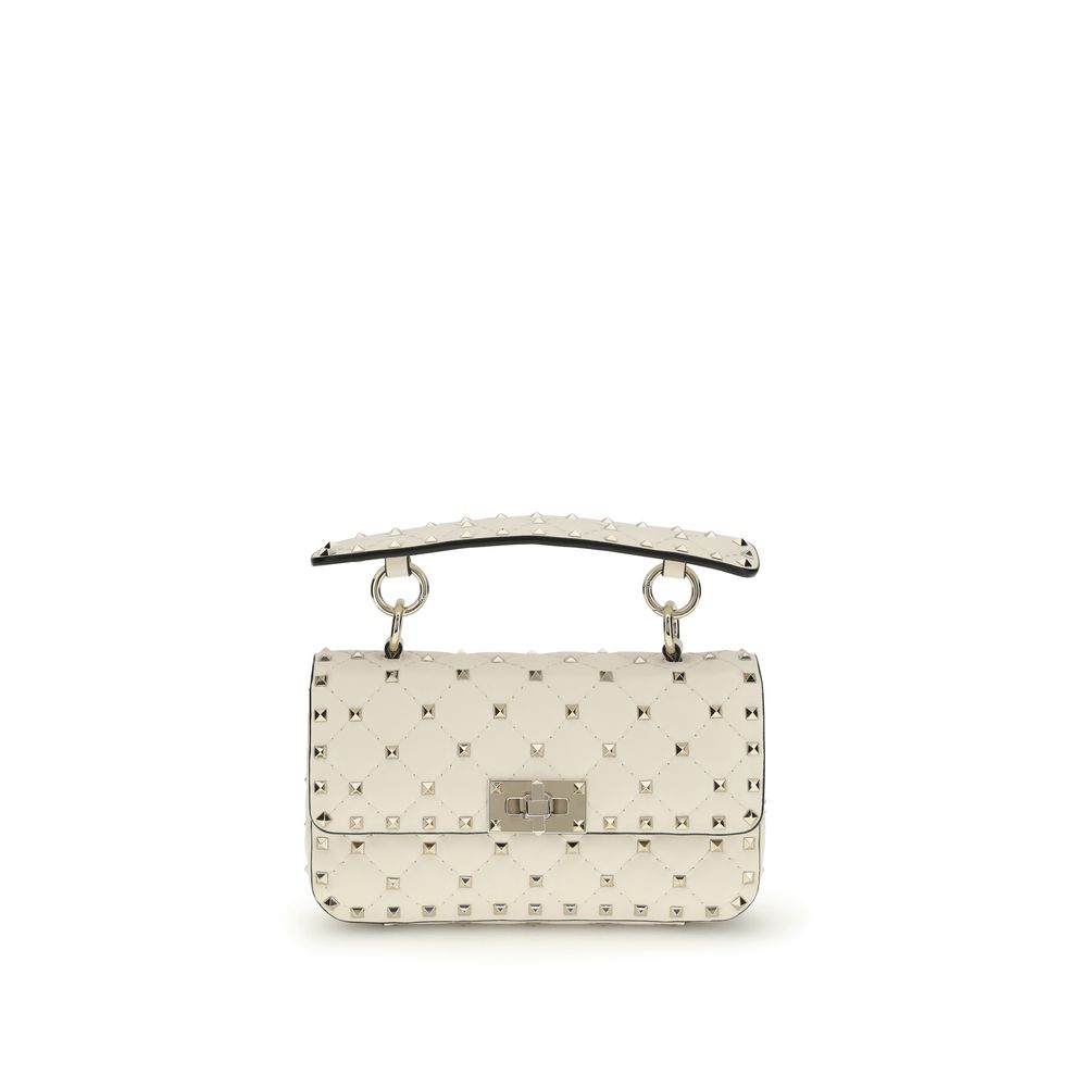 Valentino Garavani Beige Calf Leather Bos Taurus Handbag