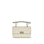 Valentino Garavani Beige Calf Leather Bos Taurus Handbag