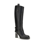 Burberry Black Calf Leather Bos Taurus High Heel Boots - Zeiniez