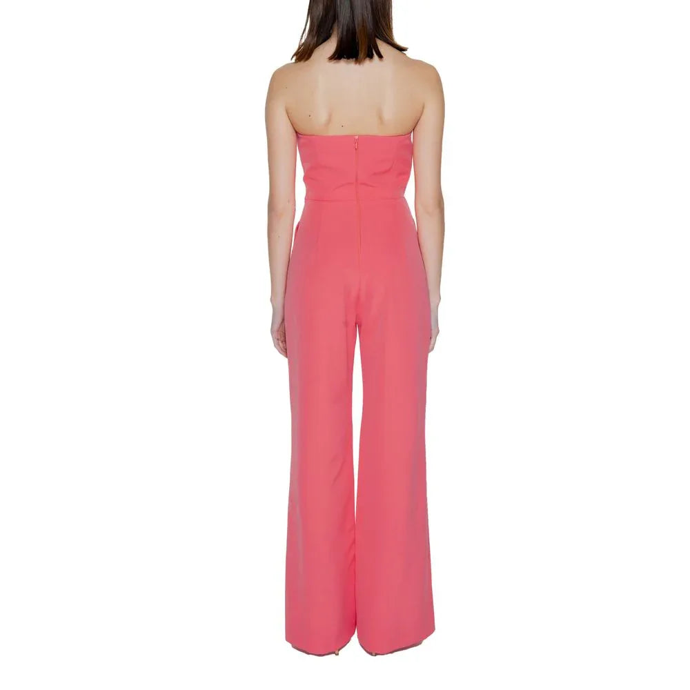 Silence Orange Polyester Jumpsuit - Zeiniez