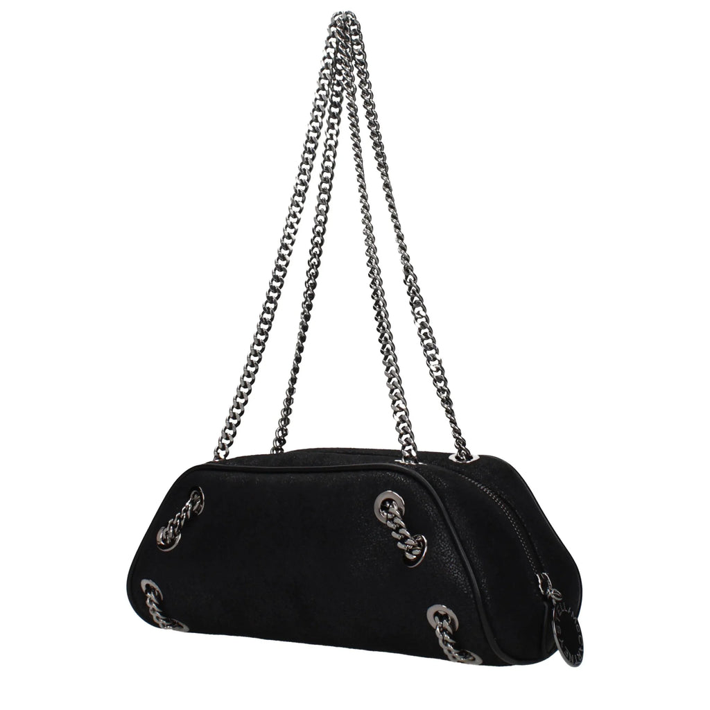 Stella McCartney Black Leather Shoulder Bag - Zeiniez