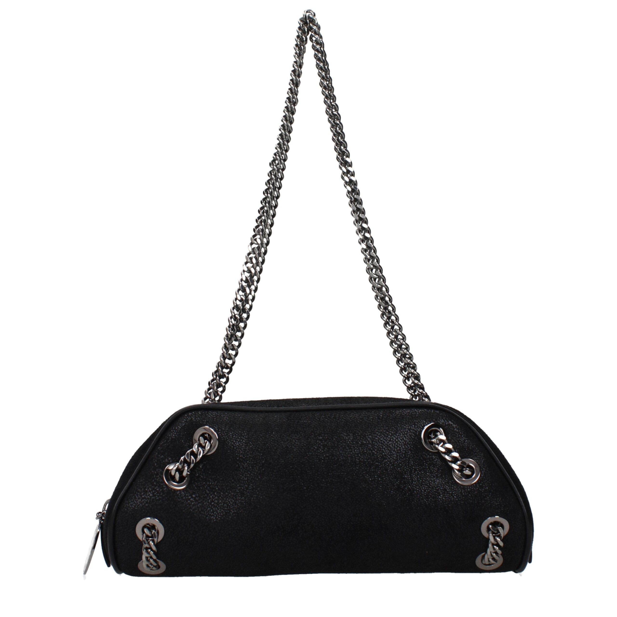 Stella McCartney Black Leather Shoulder Bag