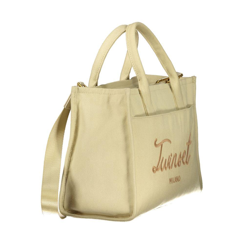 Twinset Beige Cotton Women Tote