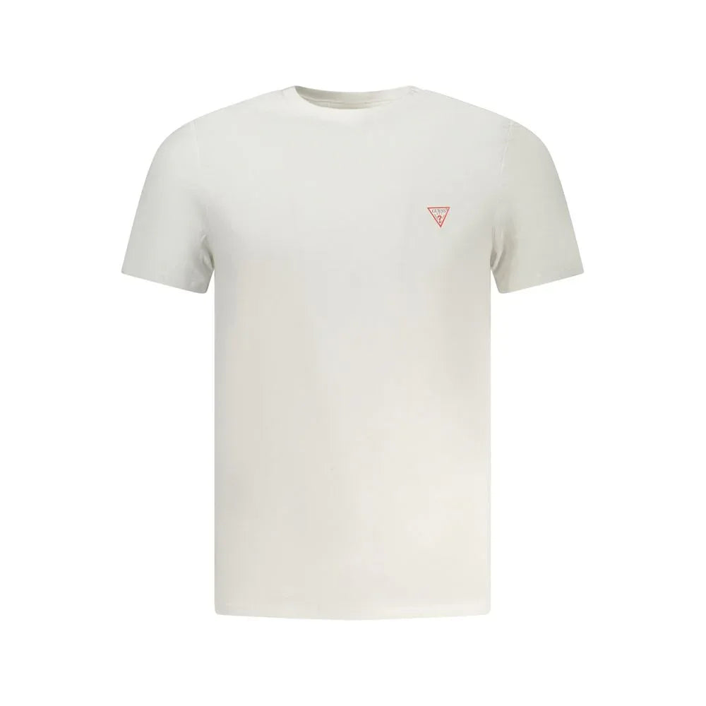 Guess Jeans White Cotton Men T-Shirt - Zeiniez