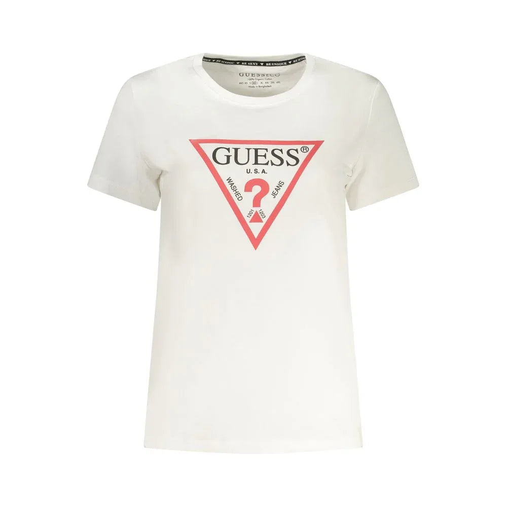 Guess Jeans Bianco Cotton Women T-Shirt - Zeiniez