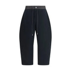 Sacai Black Cotton Athletic Pants - Zeiniez
