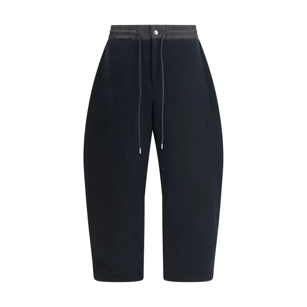 Sacai Black Cotton Athletic Pants - Zeiniez