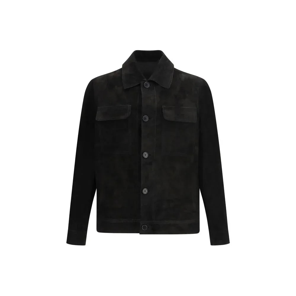 Salvatore Santoro Black Calf Leather Bos Taurus Clothing - Zeiniez