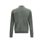Salvatore Santoro Bicolor Calf Leather Bos Taurus Bomber - Zeiniez