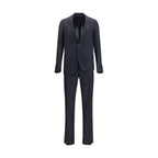Lardini Blue Cotton Two-Piece Suit - Zeiniez