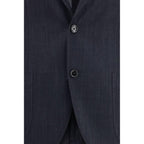 Lardini Blue Cotton Two-Piece Suit - Zeiniez
