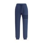Thom Browne Blue Cotton Casual Pants