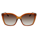 Ferragamo Brown Injected Sunglasses