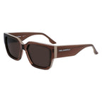 Karl Lagerfeld Brown Injected Sunglasses