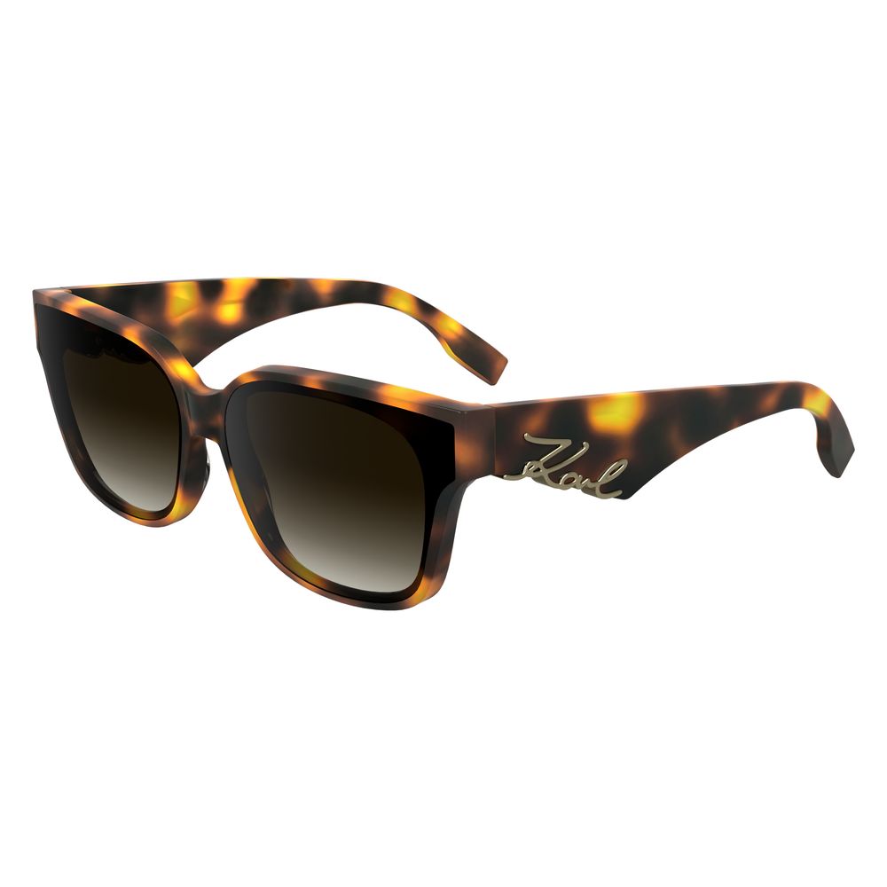 Karl Lagerfeld Brown Acetate Sunglasses