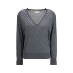Loulou De Saison Gray Cashmere Sweater - Zeiniez