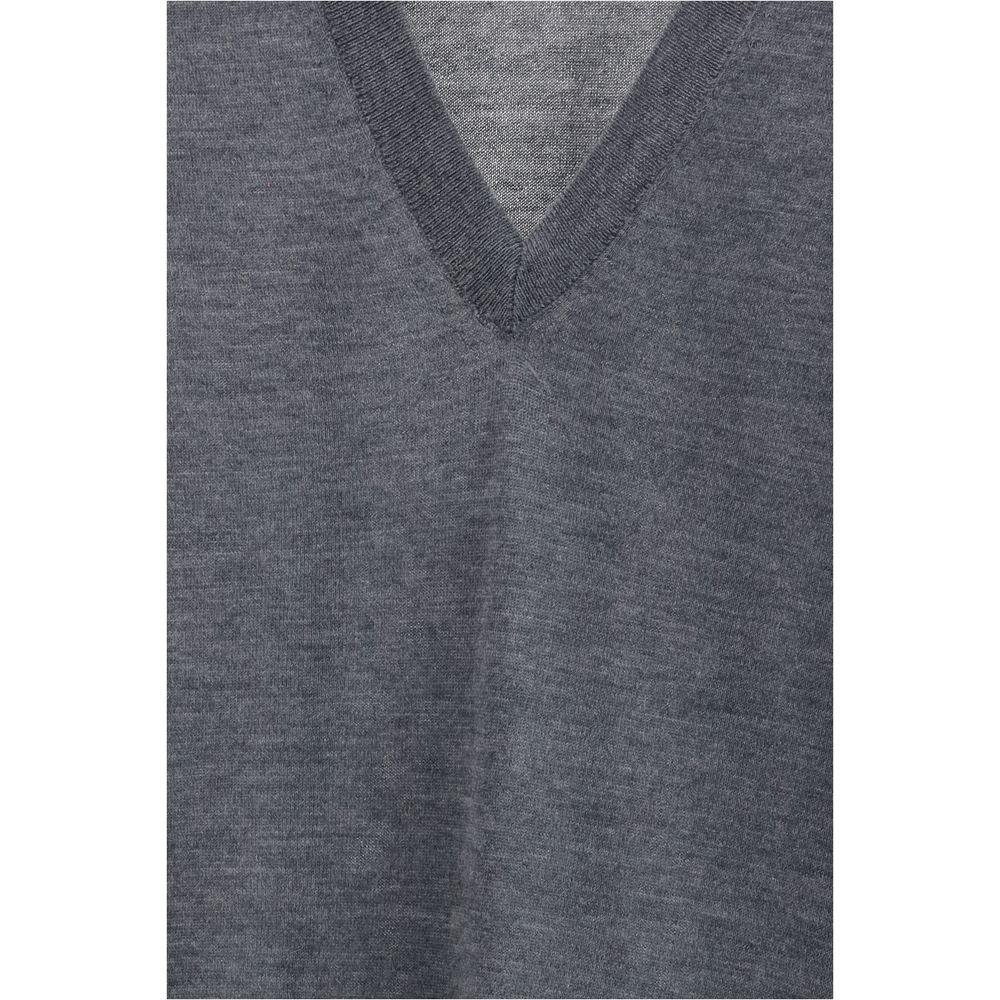 Loulou De Saison Gray Cashmere Sweater - Zeiniez