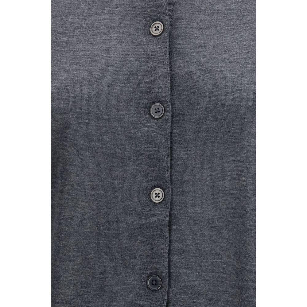 Loulou De Saison Gray Cashmere Cardigan - Zeiniez