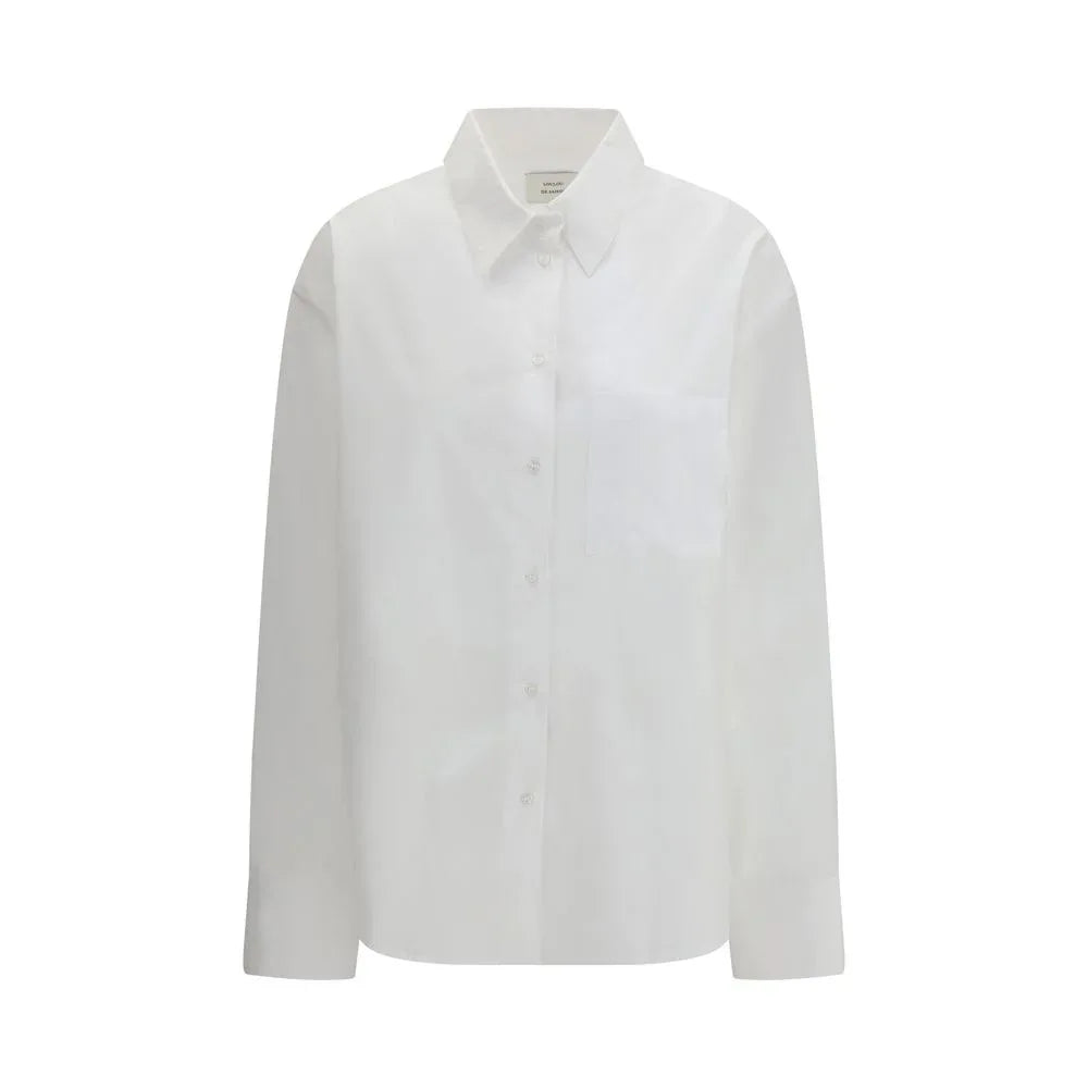 Loulou De Saison White Cotton Dress Shirt - Zeiniez