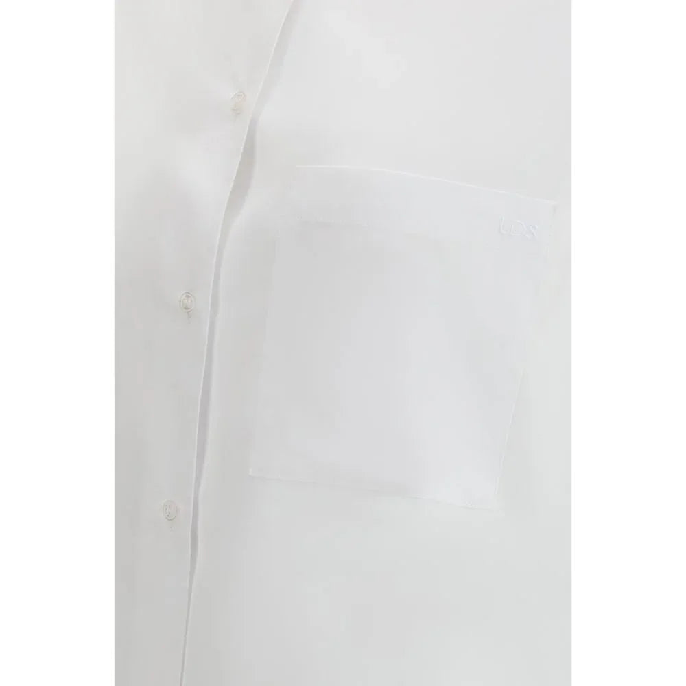 Loulou De Saison White Cotton Dress Shirt - Zeiniez